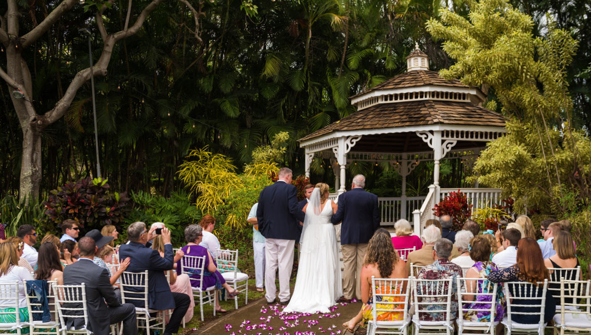 Maui wedding gazebo
