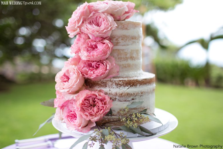 Maui wedding Cake